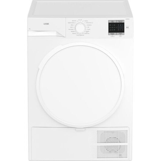 LOGIK LHP8W25 8 kg Heat Pump Tumble Dryer - White