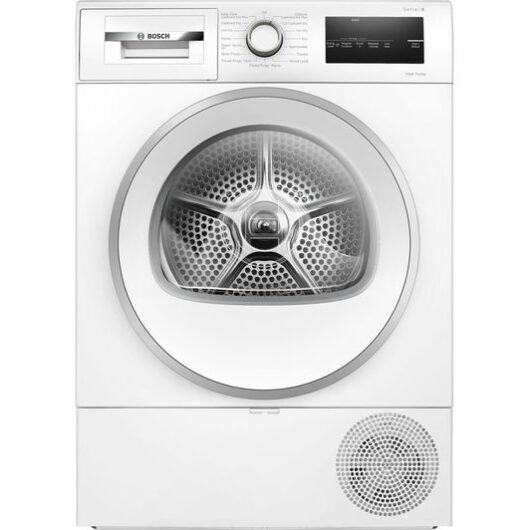 BOSCH Series 4 WTH85224GB 8 kg Heat Pump Tumble Dryer - White
