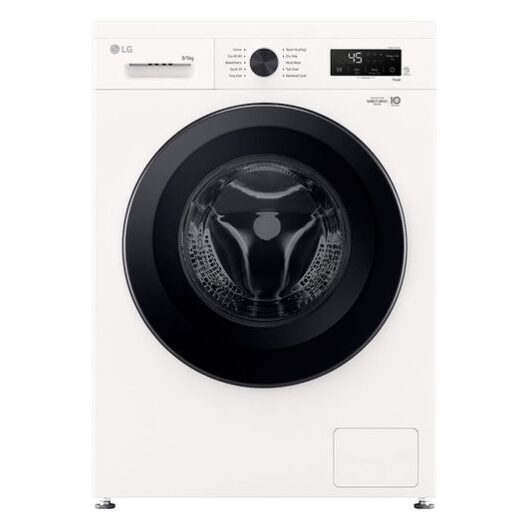LG X10 Series Direct Drive W4X1085NWK WiFi-enabled 8 kg Washer Dryer - White