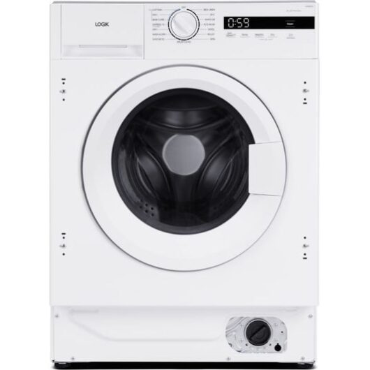 LOGIK LI8W6D25 Integrated 8 kg Washer Dryer - White