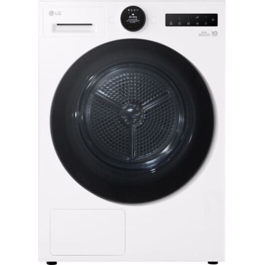 LG VX70 Series AI Dry RHX7009TWB 9 kg Heat Pump Tumble Dryer - White