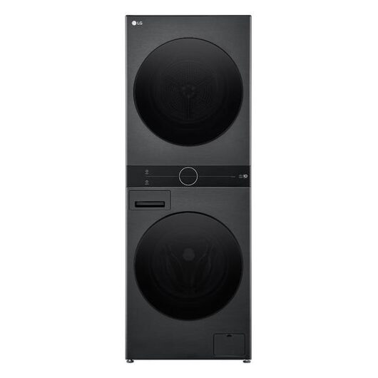 LG WashTower WT1210BBTN1 WiFi-enabled 12 kg Washer Dryer - Black