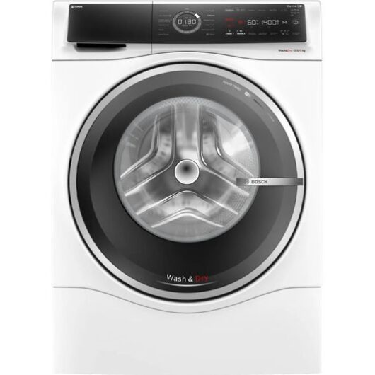 BOSCH Series 8 i-DOS WNC25410GB 10.5 kg Washer Dryer - White