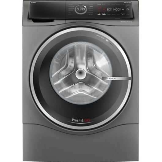 BOSCH Series 8 i-DOS WNC254ARGB 10.5 kg Washer Dryer - Graphite