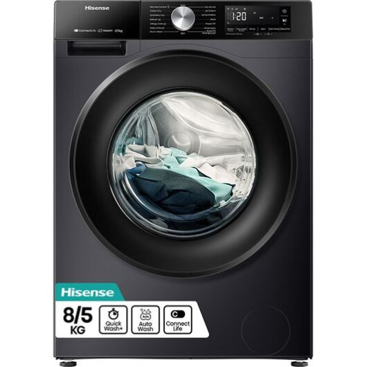 HISENSE 3S Series WD3S8043BB3 WiFi-enabled 8 kg Washer Dryer - Black