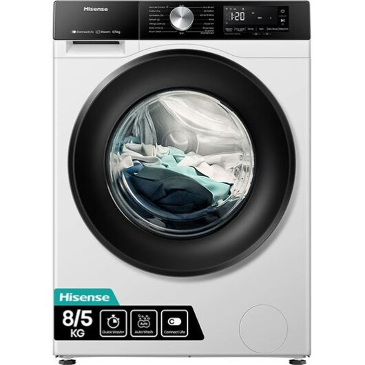 HISENSE 3S Series WD3S8043BW3 WiFi-enabled 8 kg Washer Dryer - White