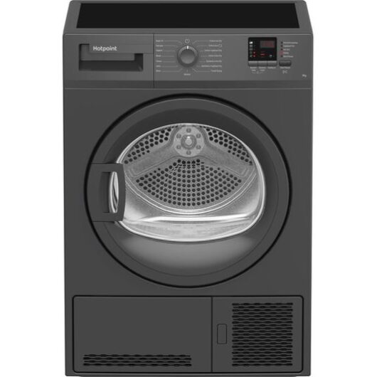 HOTPOINT C HD C92 GGGD UK 9 kg Condenser Tumble Dryer - Graphite