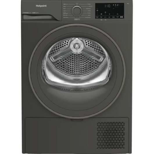 HOTPOINT PetHairCare C HD 93M GG UK 9 kg Heat Pump Tumble Dryer - Dark Grey