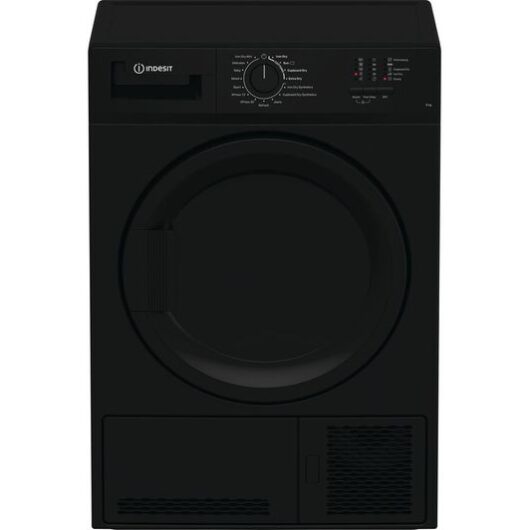 INDESIT C YD C82 BBGL UK 8 kg Condenser Tumble Dryer - Black