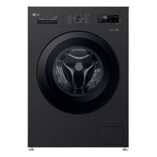 LG X10 Series Direct Drive W4X1095NNK WiFi-enabled 9 kg Washer Dryer - Black