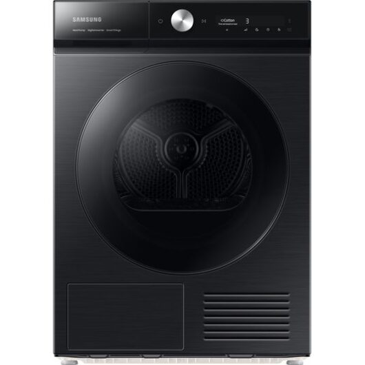 SAMSUNG Bespoke Series 8 AI Energy DV90BB9445GB/S1 WiFi-enabled 9 kg Heat Pump Tumble Dryer - Black